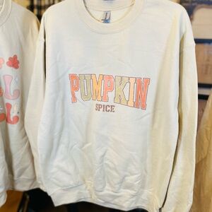Gildan Cream Pumpkin Spice Sweater
